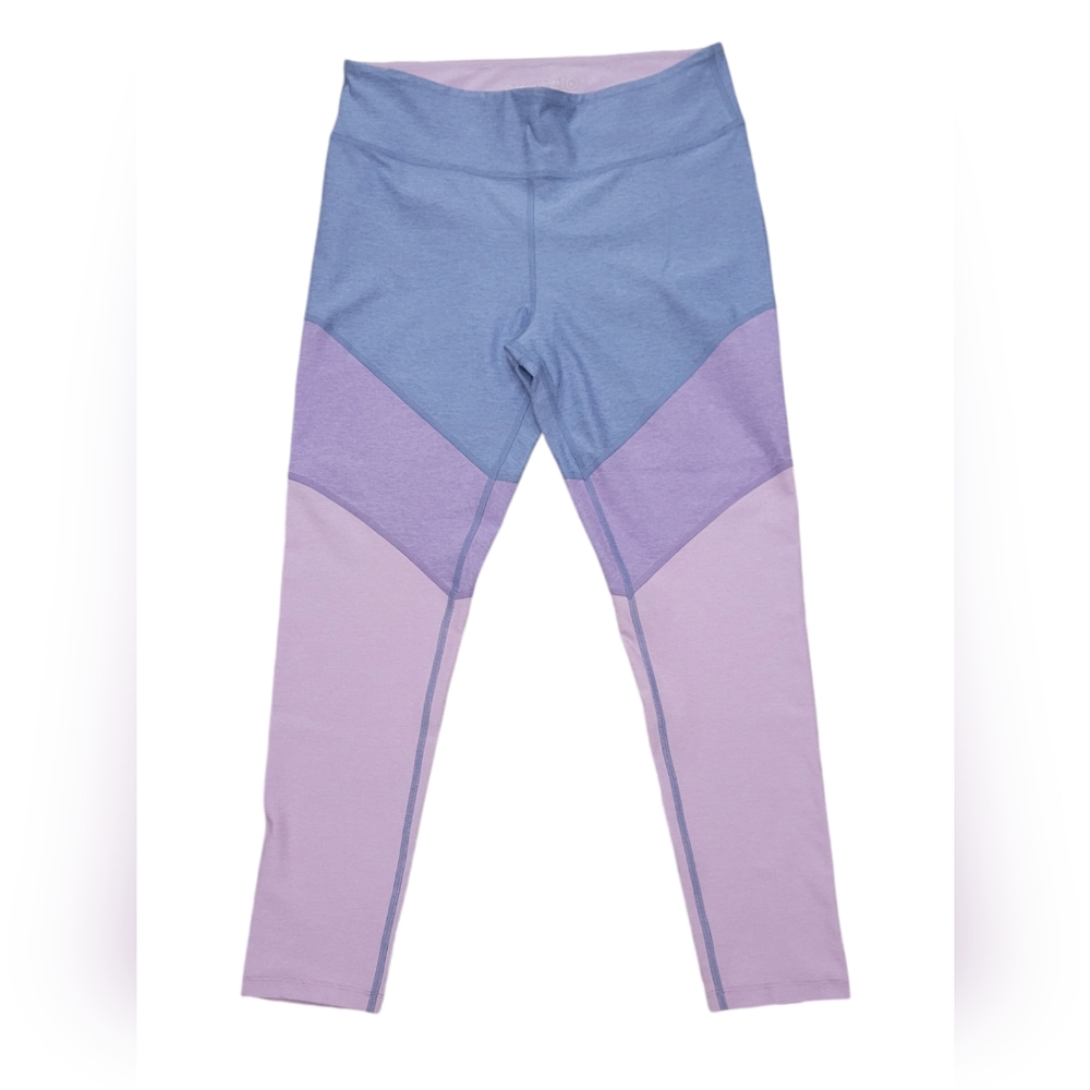 Outdoor Voices 7/8 Tri-Color Springs Leggings, Size XL